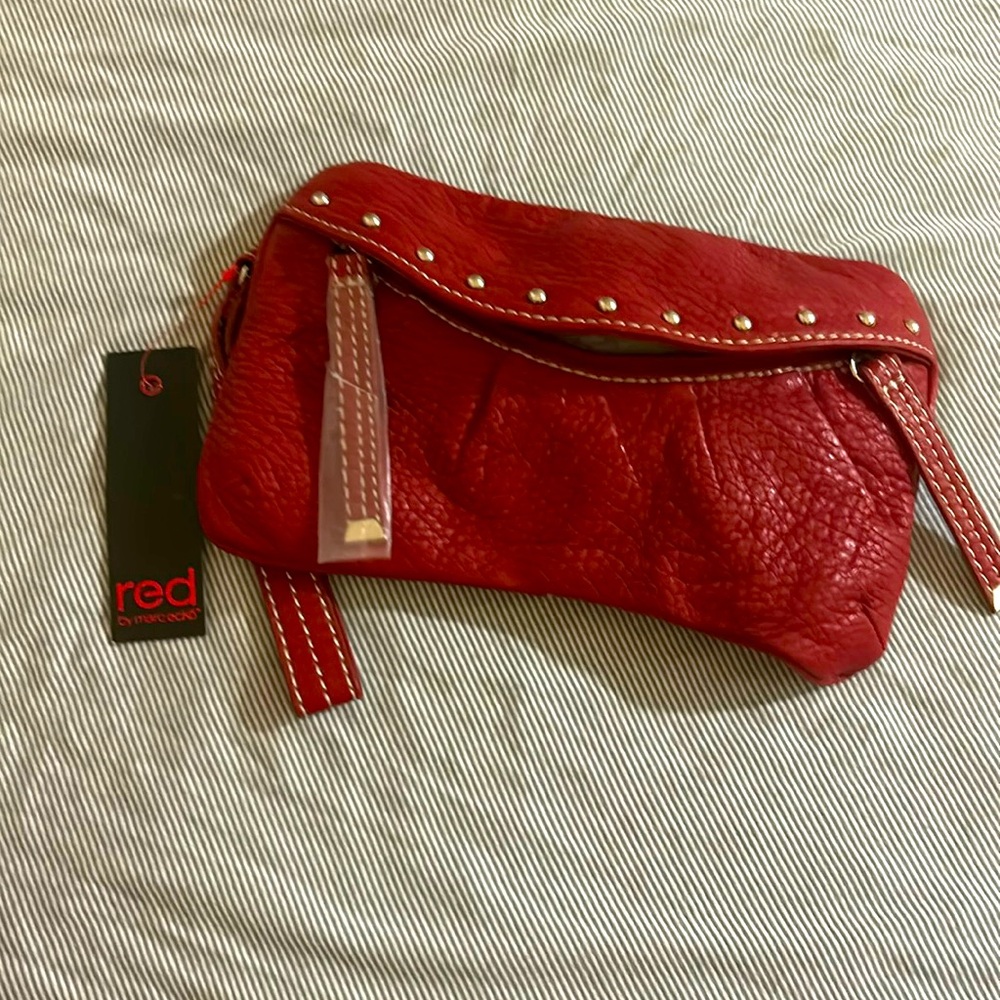 Red clutch bag brand new!